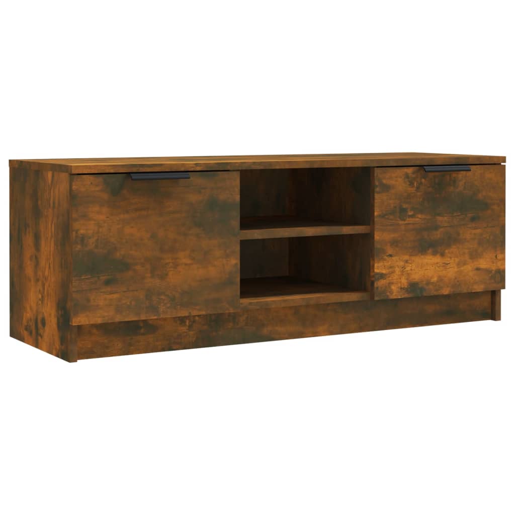 Tv-meubel 102x35x36,5 cm bewerkt hout