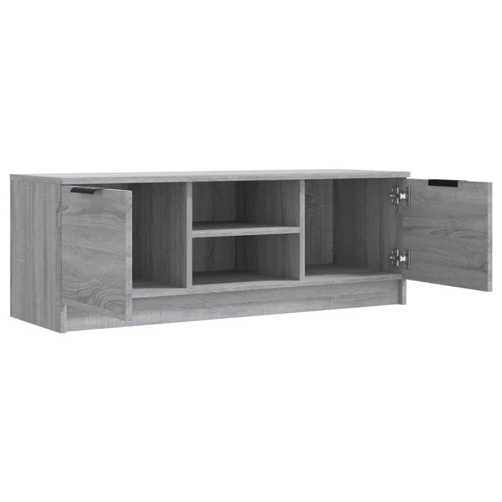 Tv-meubel 102x35x36,5 cm bewerkt hout