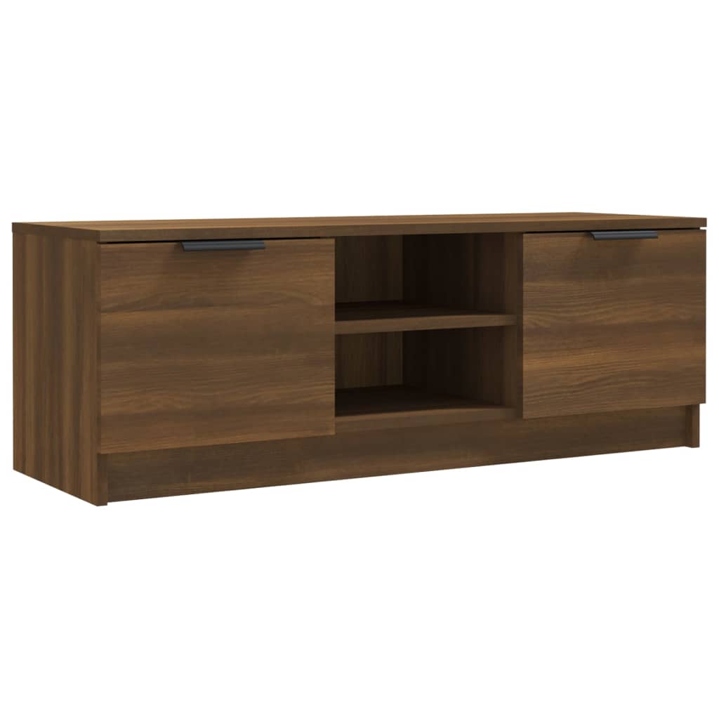 Tv-meubel 102x35x36,5 cm bewerkt hout