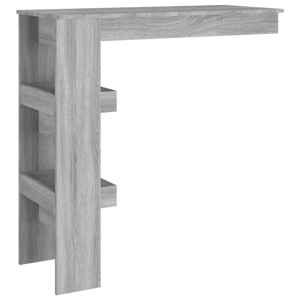 Bartafel wandgemonteerd 102x45x103,5 cm bewerkt hout