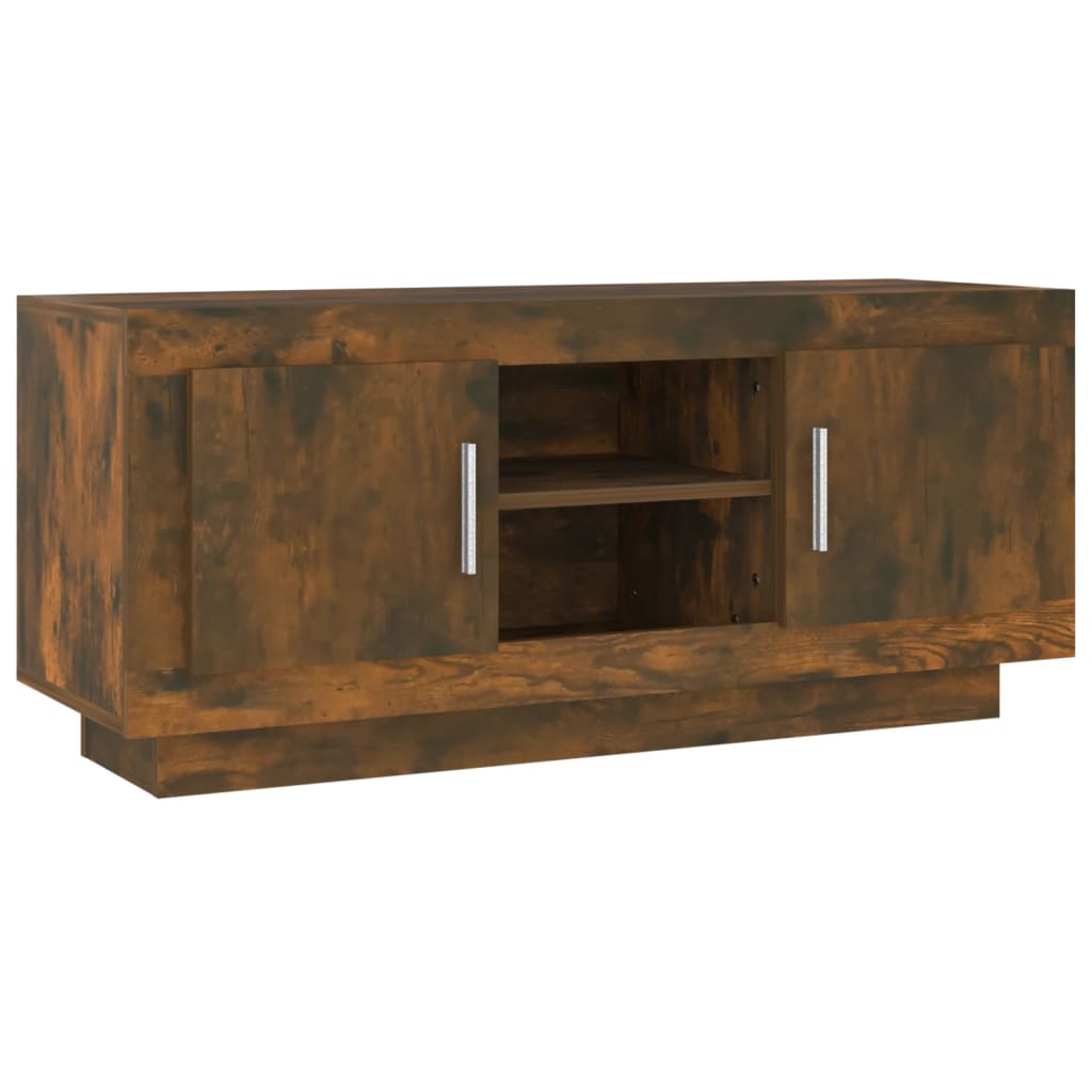 Tv-meubel 102x35x45 cm bewerkt hout