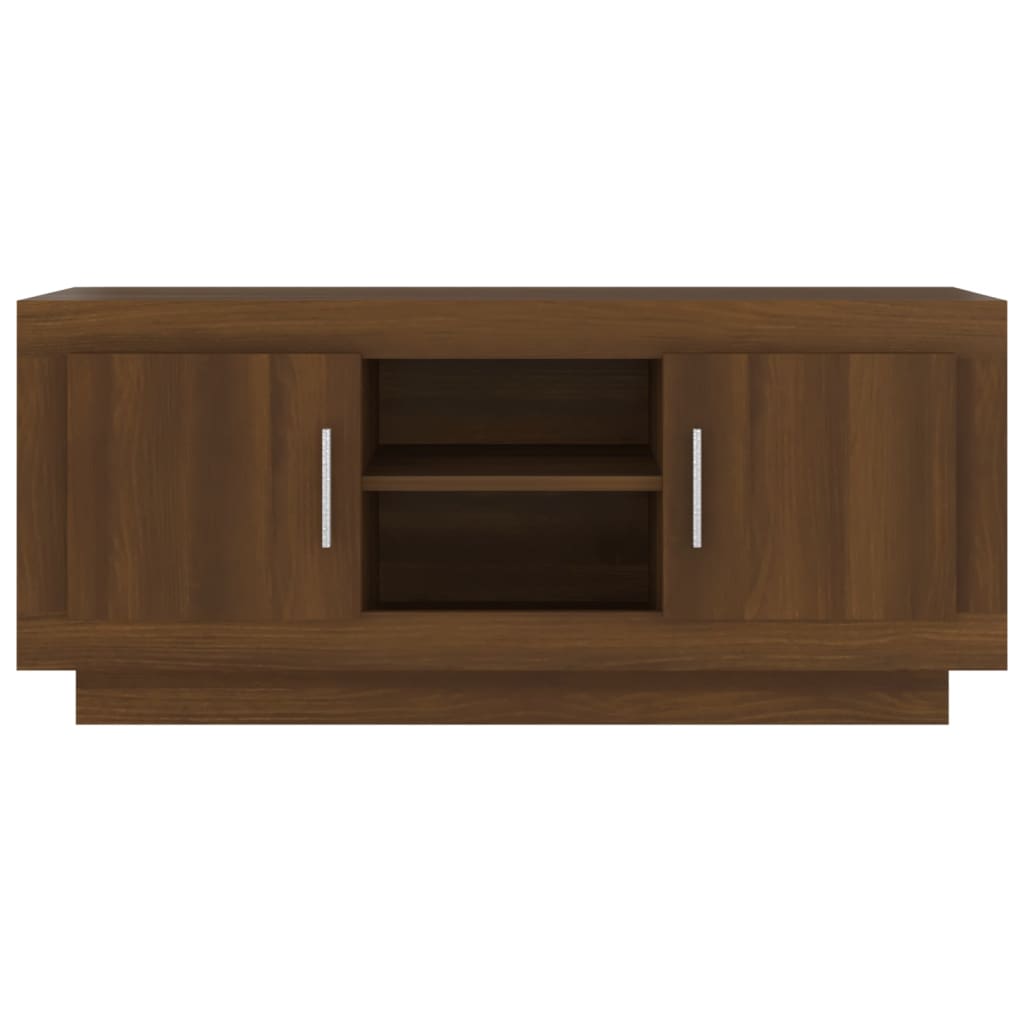 Tv-meubel 102x35x45 cm bewerkt hout