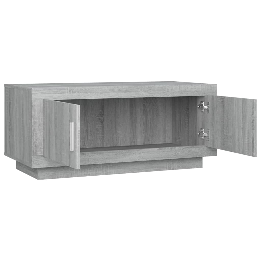 Salontafel 102x50x45 cm bewerkt hout