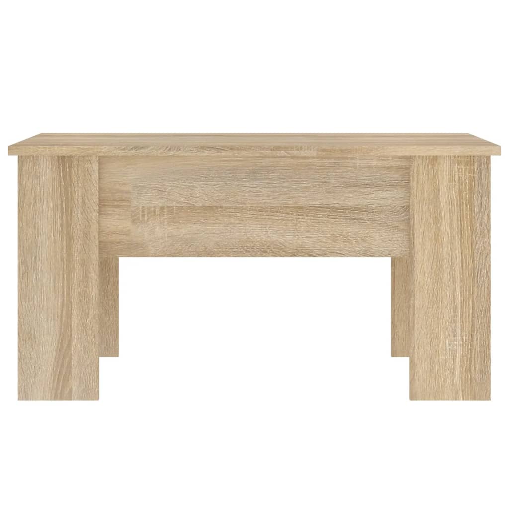 Salontafel 79x49x41 cm bewerkt hout