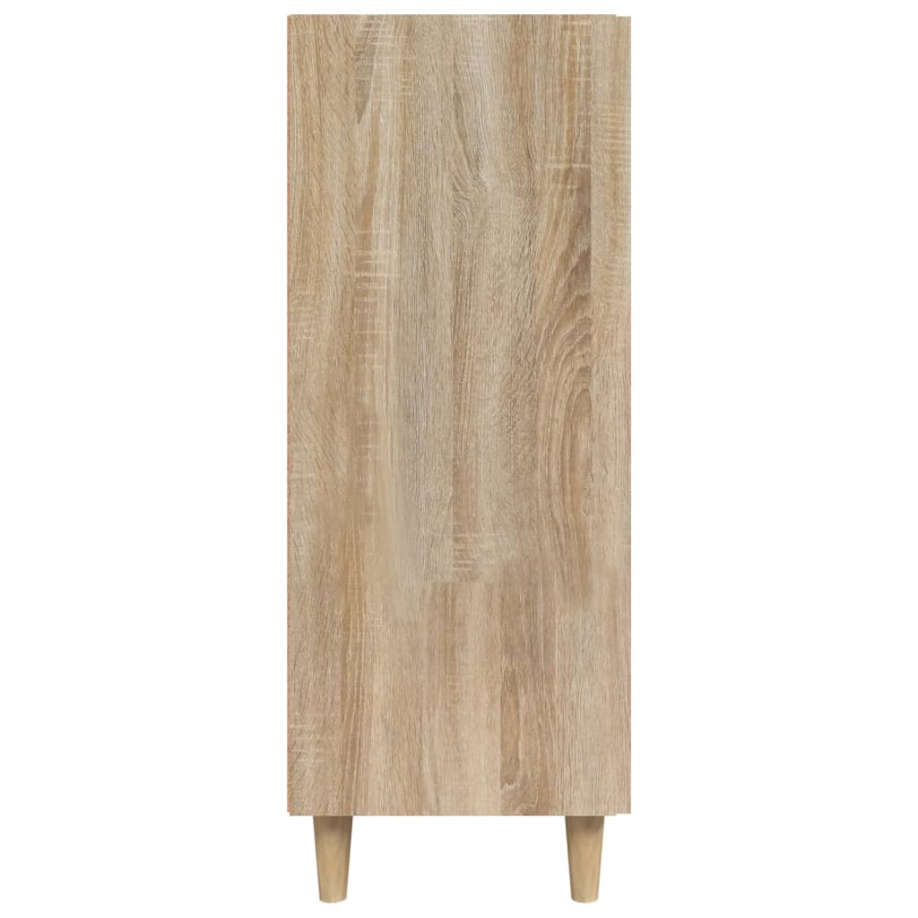 Dressoir 69,5x34x90 cm bewerkt hout eikenkleurig