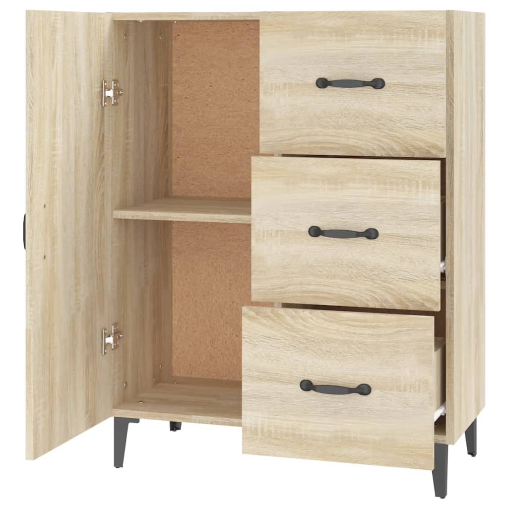 Dressoir 69,5x34x90 cm bewerkt hout