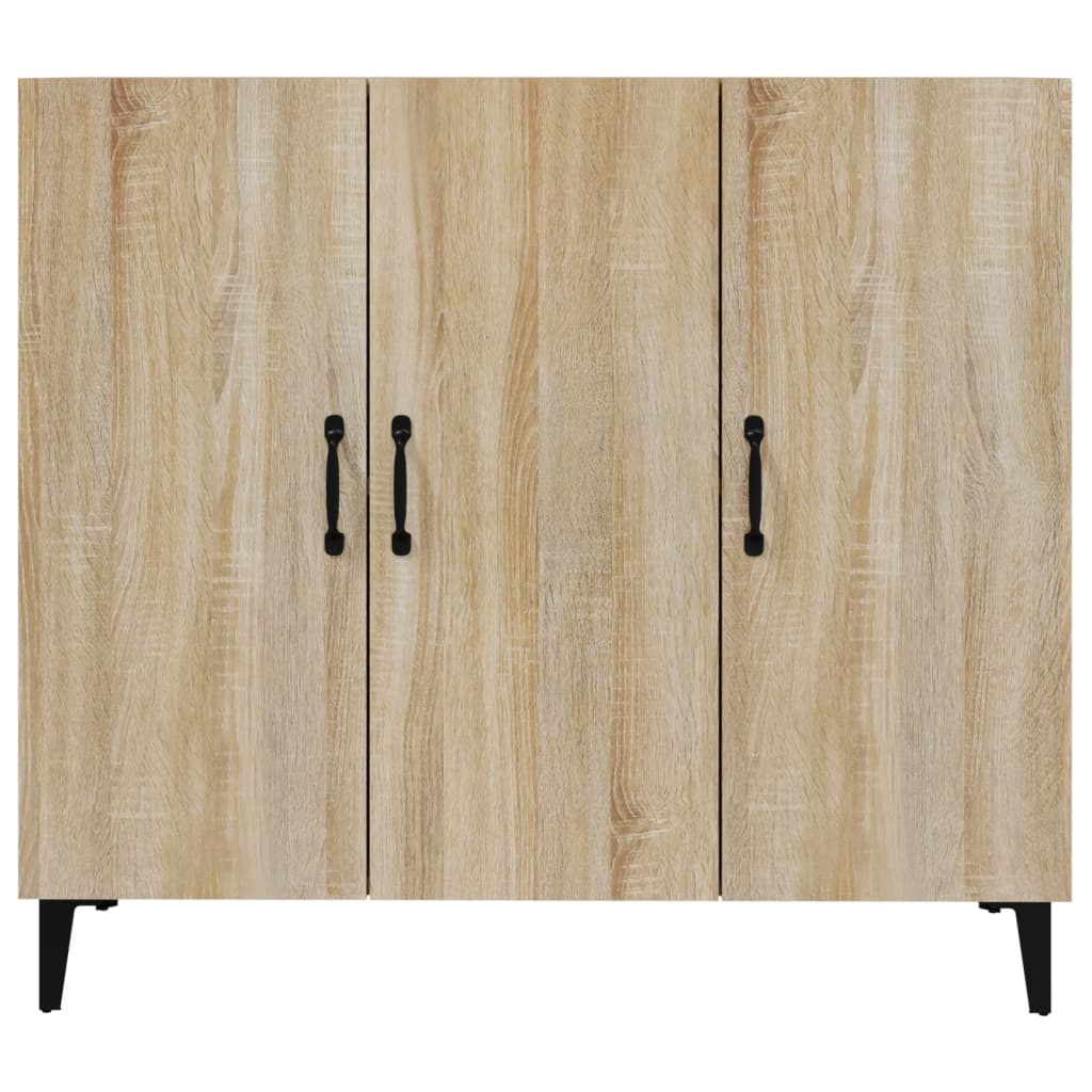 Dressoir 90x34x80 cm bewerkt hout