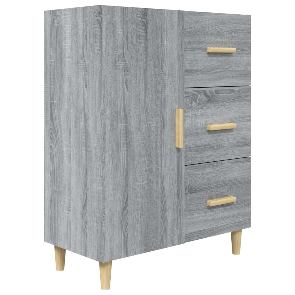 Dressoir 69,5x34x90 cm bewerkt hout