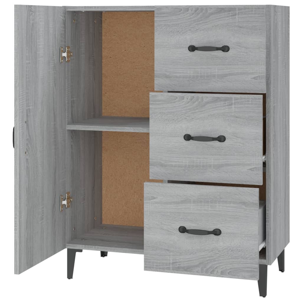 Dressoir 69,5x34x90 cm bewerkt hout