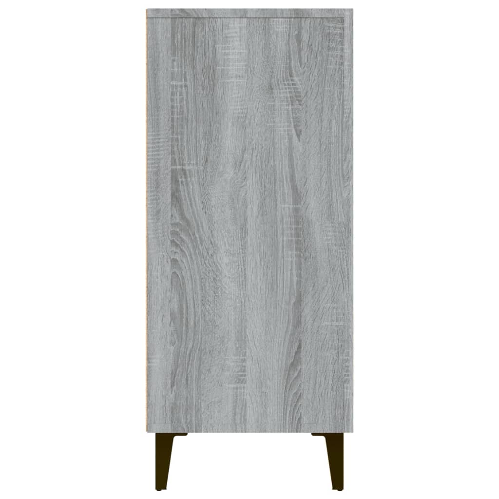 Dressoir 90x34x80 cm bewerkt hout