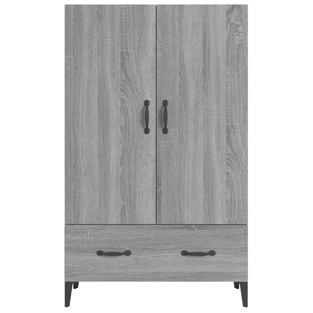 Hoge kast 70x31x115 cm bewerkt hout