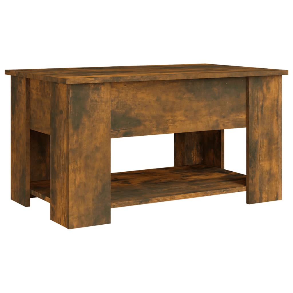 Salontafel 79x49x41 cm bewerkt hout