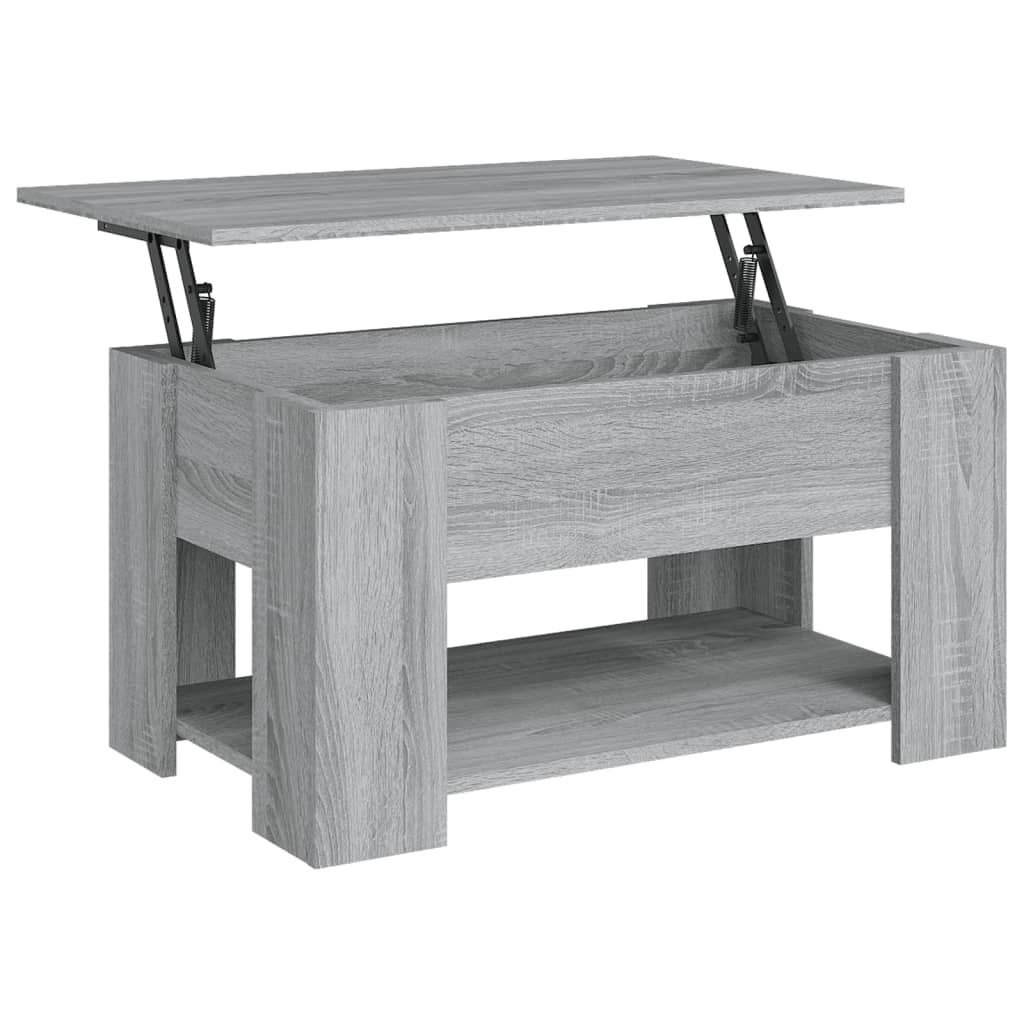 Salontafel 79x49x41 cm bewerkt hout