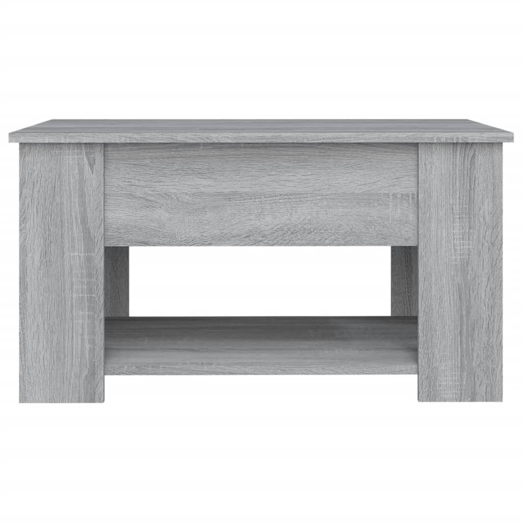 Salontafel 79x49x41 cm bewerkt hout