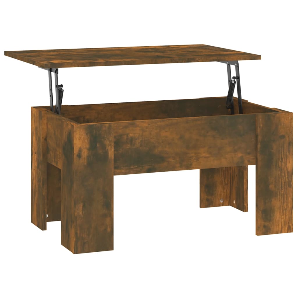 Salontafel 79x49x41 cm bewerkt hout