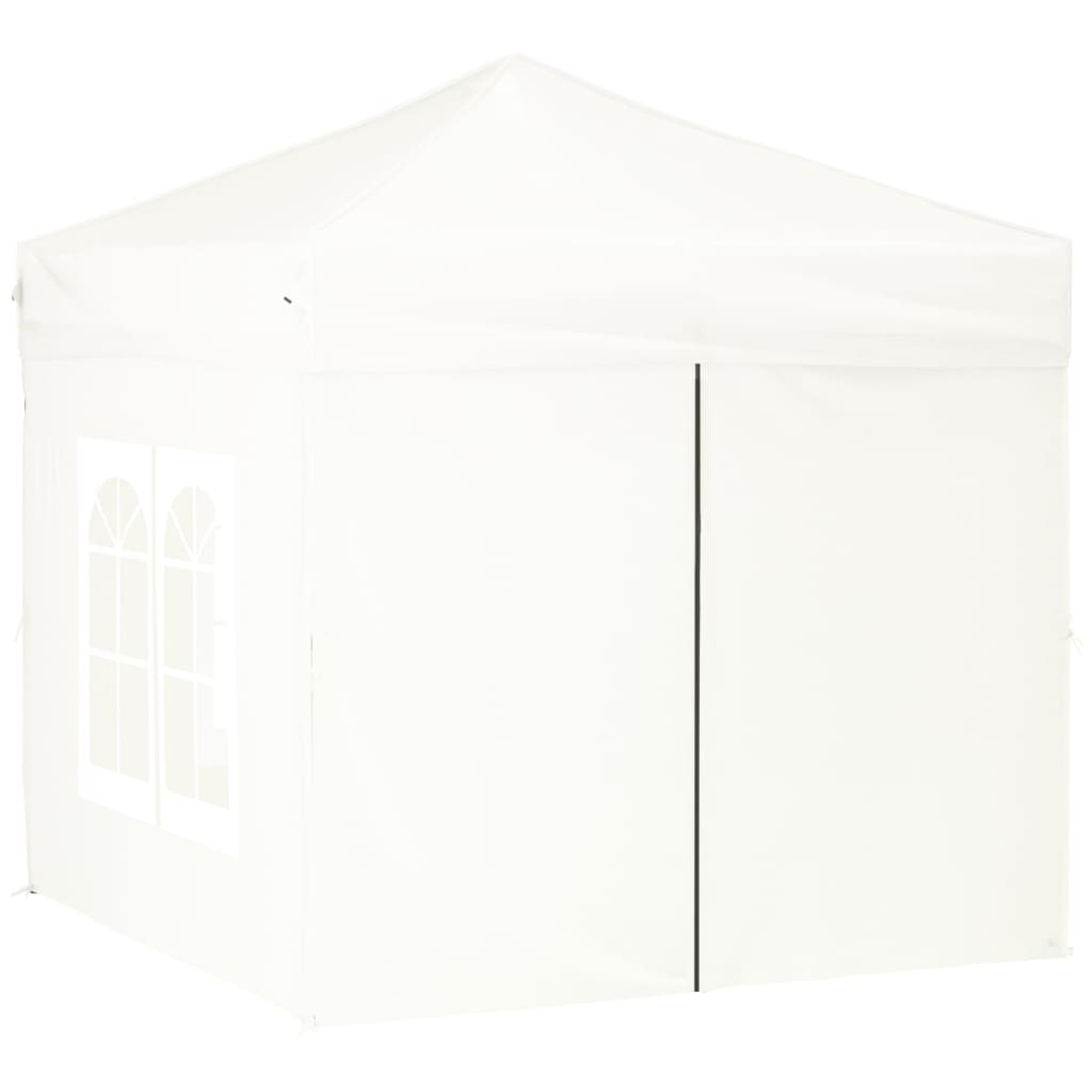 Partytent inklapbaar met zijwanden 3x6 m antracietkleurig