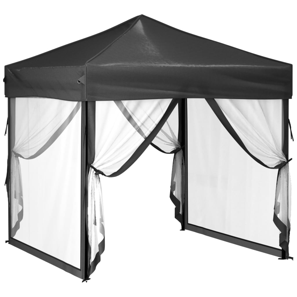 Partytent inklapbaar met zijwanden 3x3 m