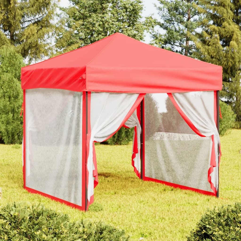 Partytent inklapbaar met zijwanden 3x3 m