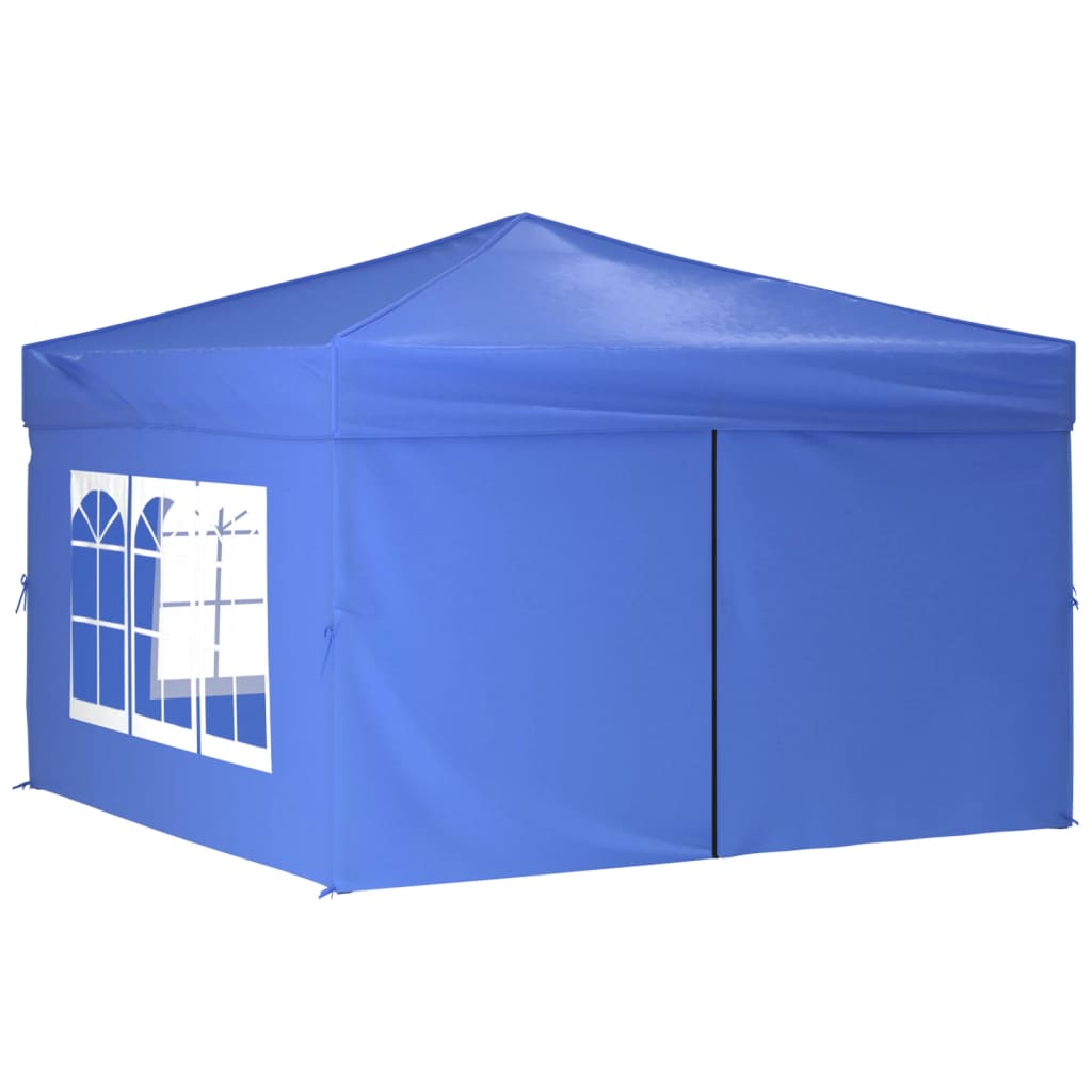 Partytent inklapbaar met zijwanden 3x6 m antracietkleurig