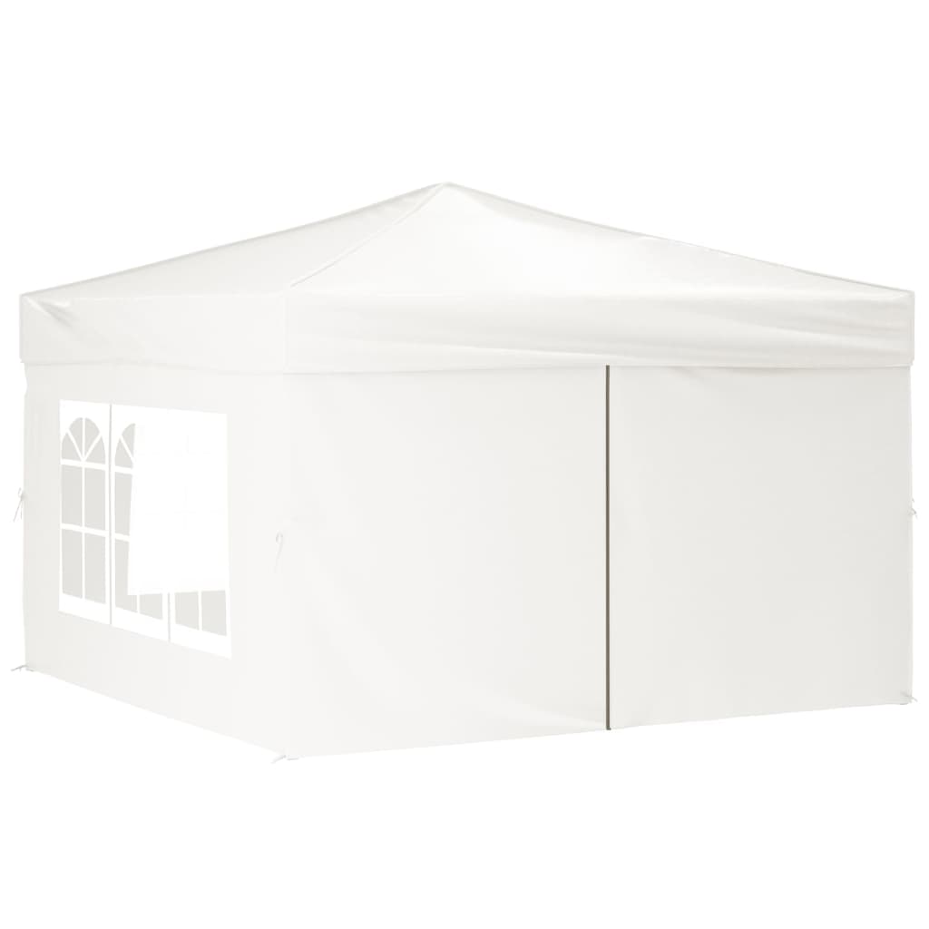 Partytent inklapbaar met zijwanden 3x6 m antracietkleurig