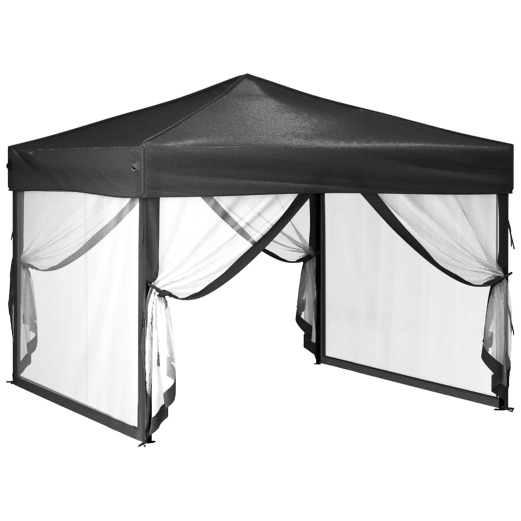 Partytent inklapbaar met zijwanden 3x3 m