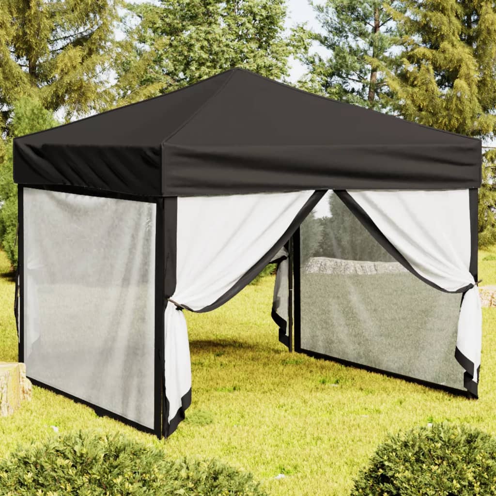 Partytent inklapbaar met zijwanden 3x3 m