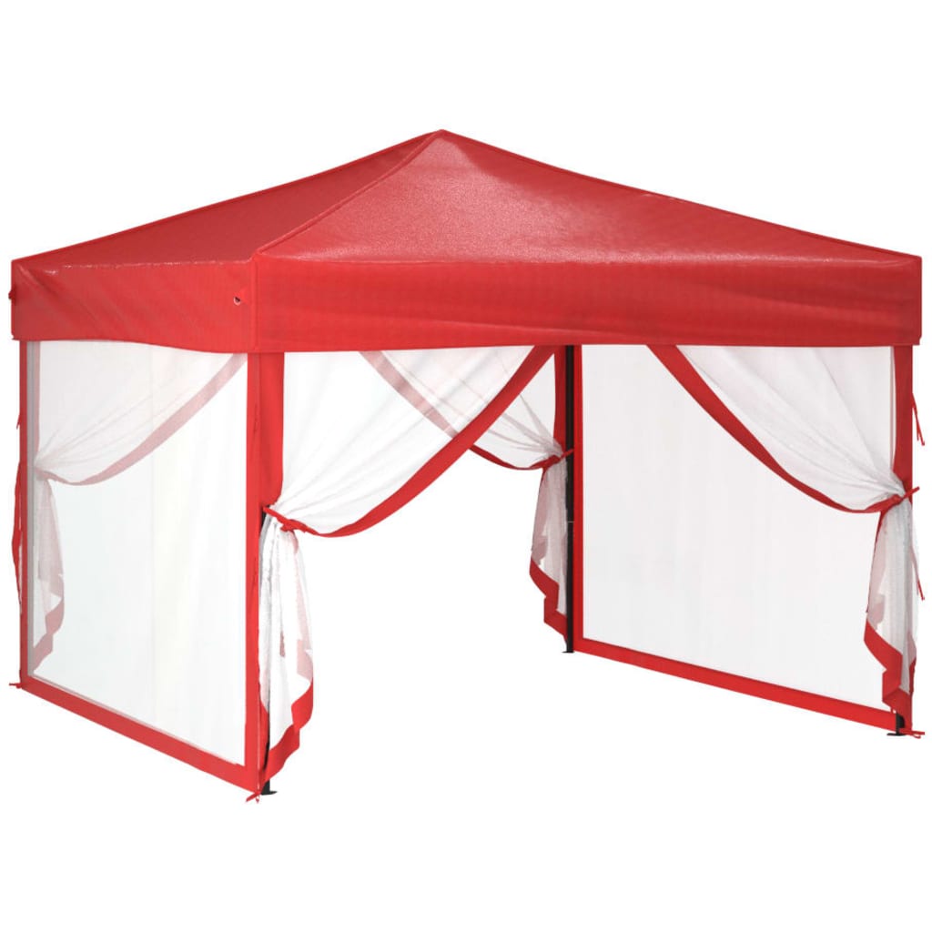 Partytent inklapbaar met zijwanden 3x3 m