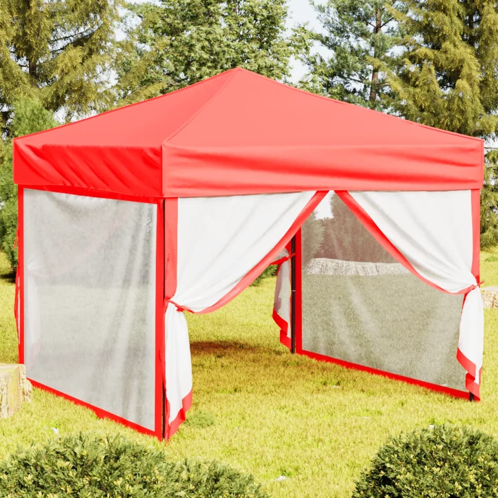 Partytent inklapbaar met zijwanden 3x3 m