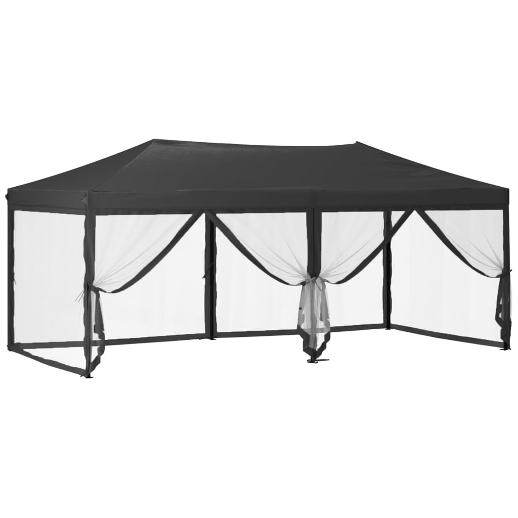 Partytent inklapbaar met zijwanden 3x3 m