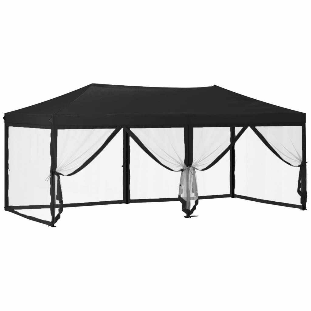 Partytent inklapbaar met zijwanden 3x3 m