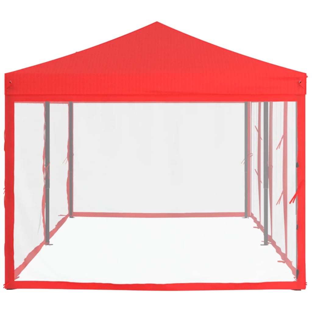 Partytent inklapbaar met zijwanden 3x3 m