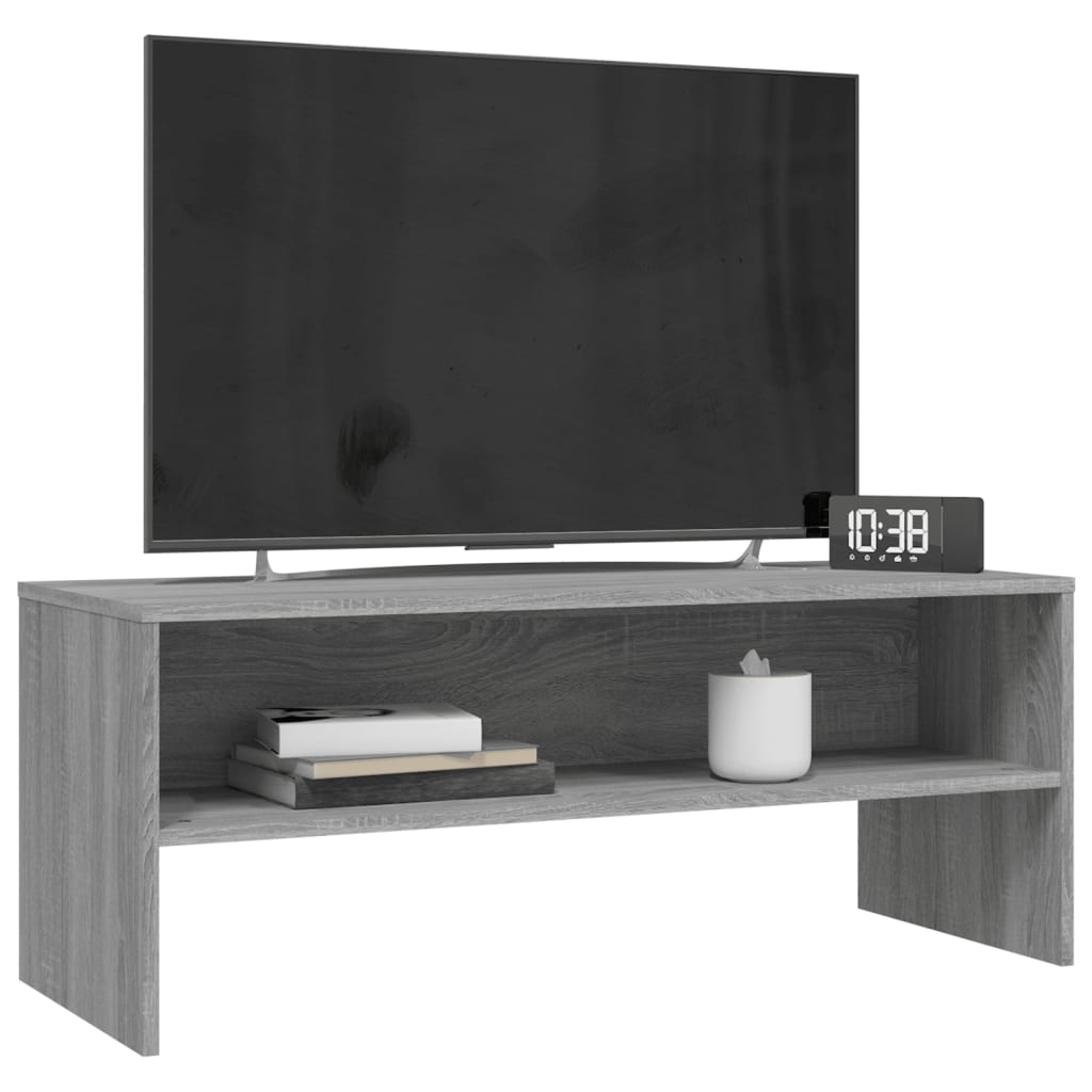 Tv-meubel 100x40x40 cm bewerkt hout