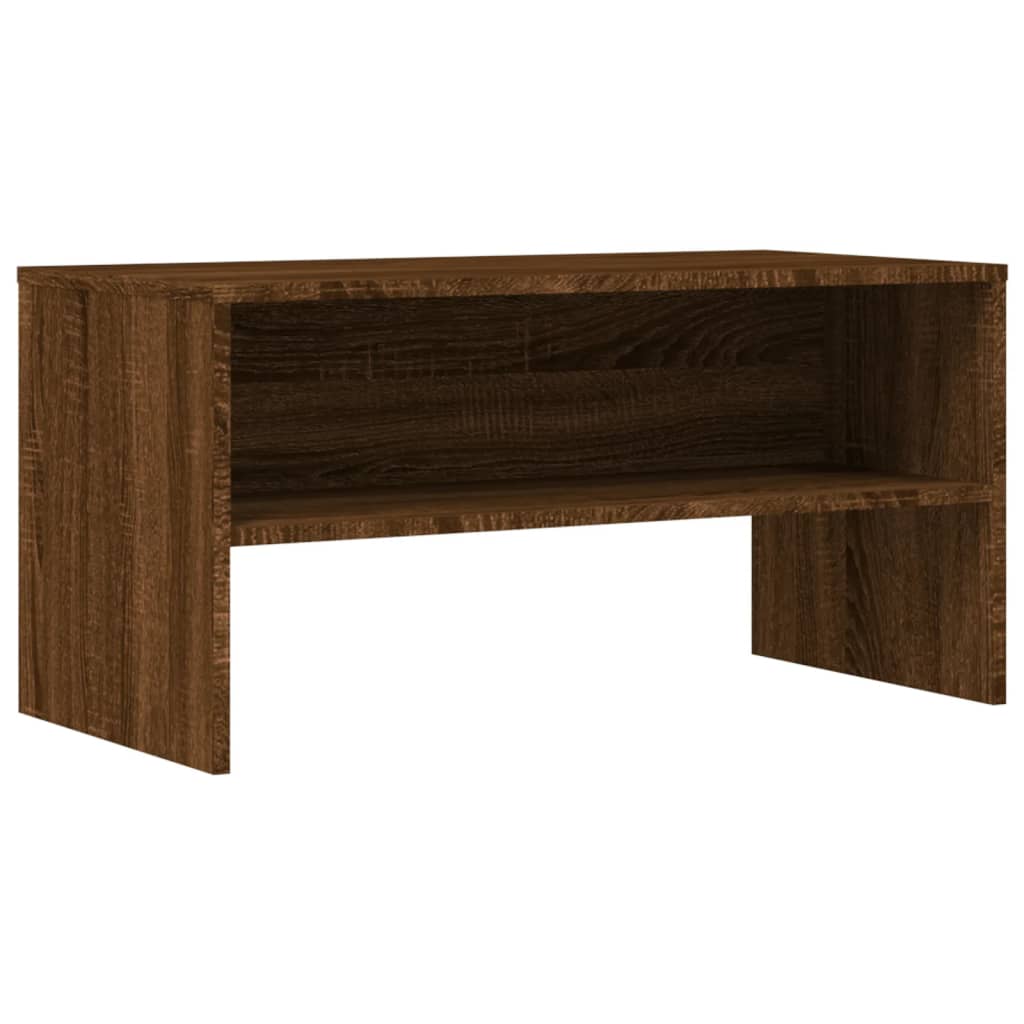 Tv-meubel 80x40x40 cm bewerkt hout grijs sonoma eikenkleurig