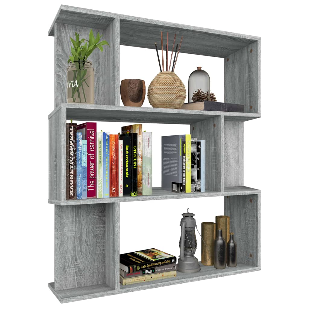 Boekenkast/kamerscherm 80x24x96 cm bewerkt hout