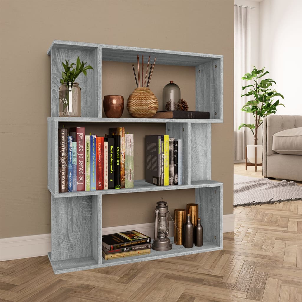 Boekenkast/kamerscherm 80x24x96 cm bewerkt hout