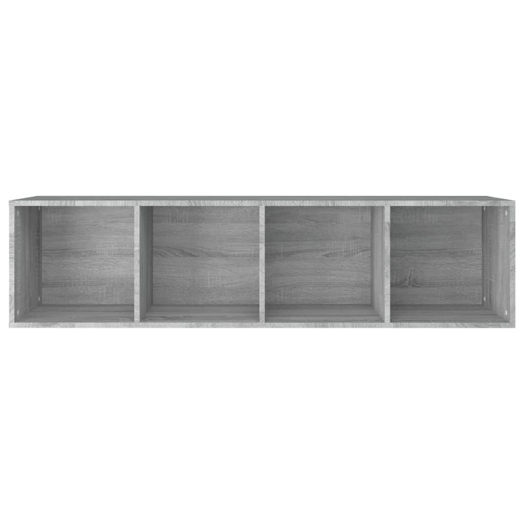 Boekenkast/tv-meubel 36x30x143 cm bewerkt hout