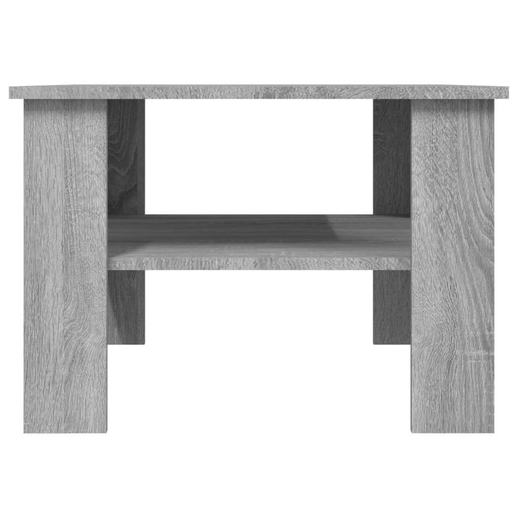 Salontafel 60x60x42 cm bewerkt hout