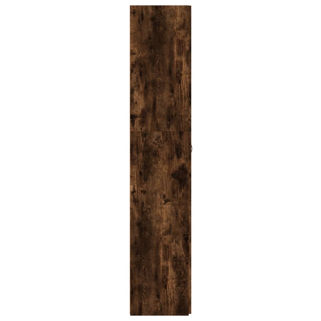 Schoenenkast 80x35,5x180 cm bewerkt hout