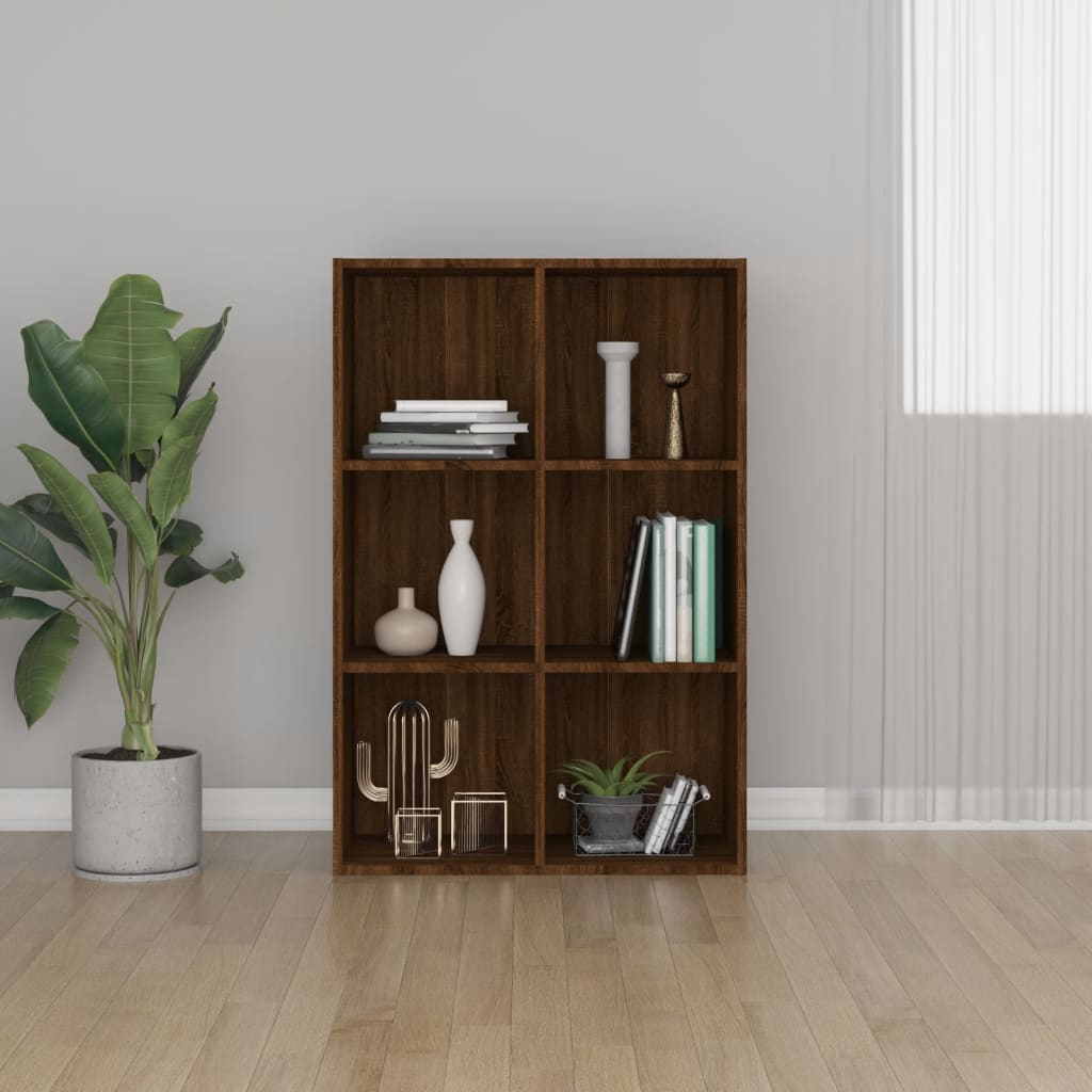 Boekenkast/dressoir 66x30x98 cm bewerkt hout