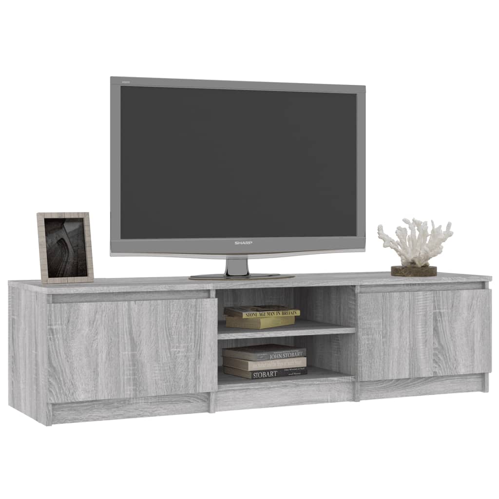 Tv-meubel 140x40x35,5 cm bewerkt hout