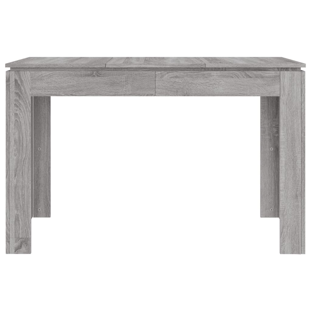 Eettafel 120x60x76 cm bewerkt hout