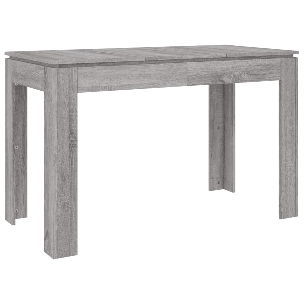 Eettafel 120x60x76 cm bewerkt hout