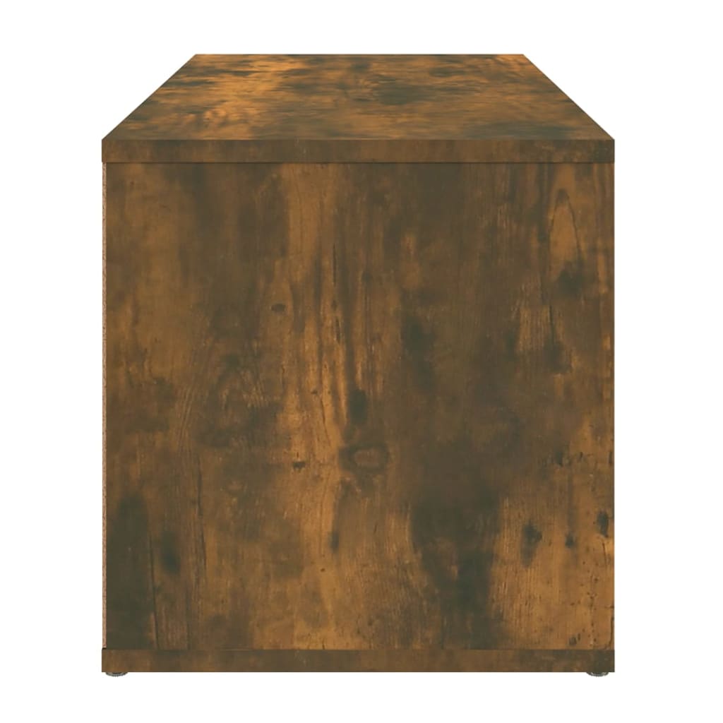 Tv-meubel 80x34x36 cm bewerkt hout eikenkleurig