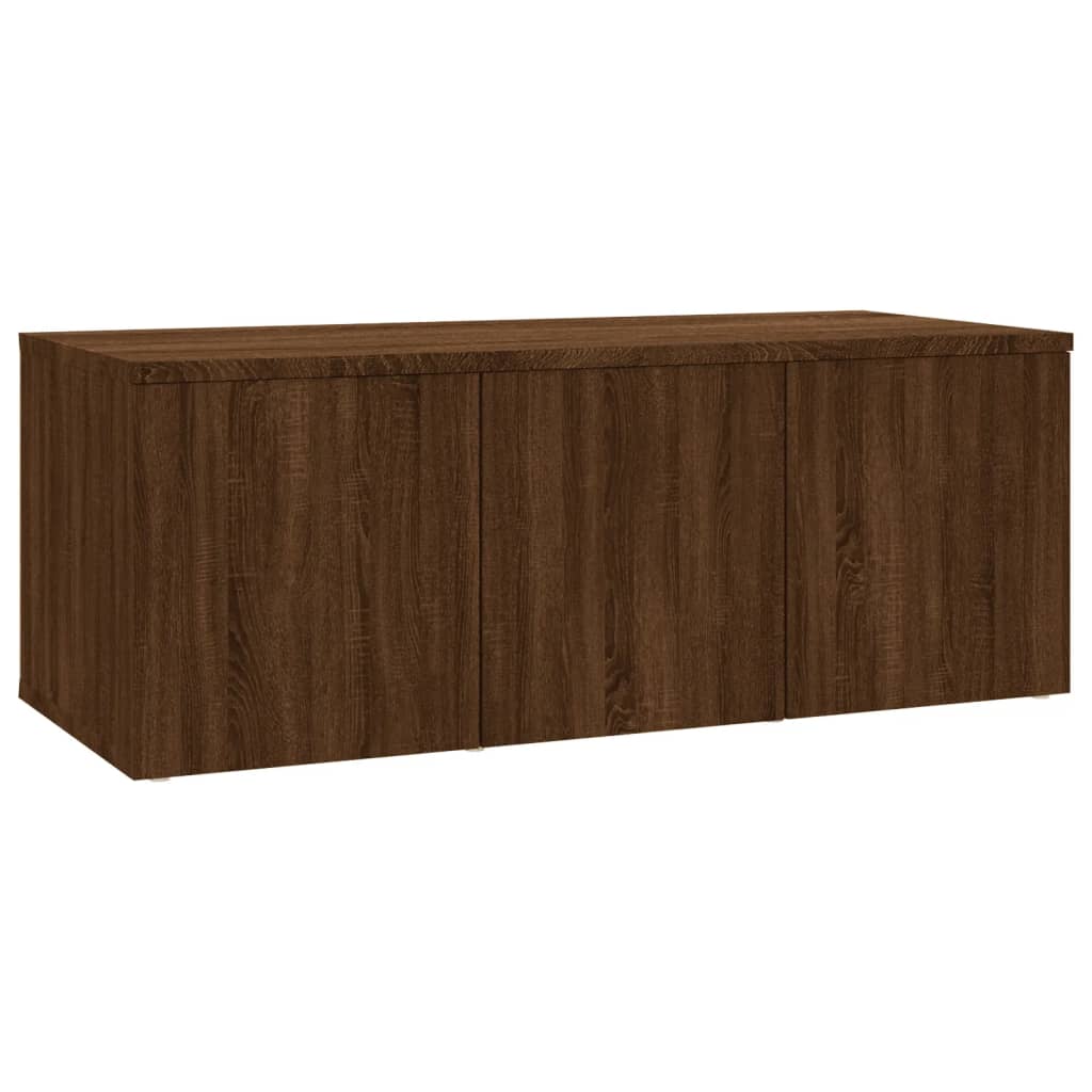 Tv-meubel 80x34x30 cm bewerkt hout