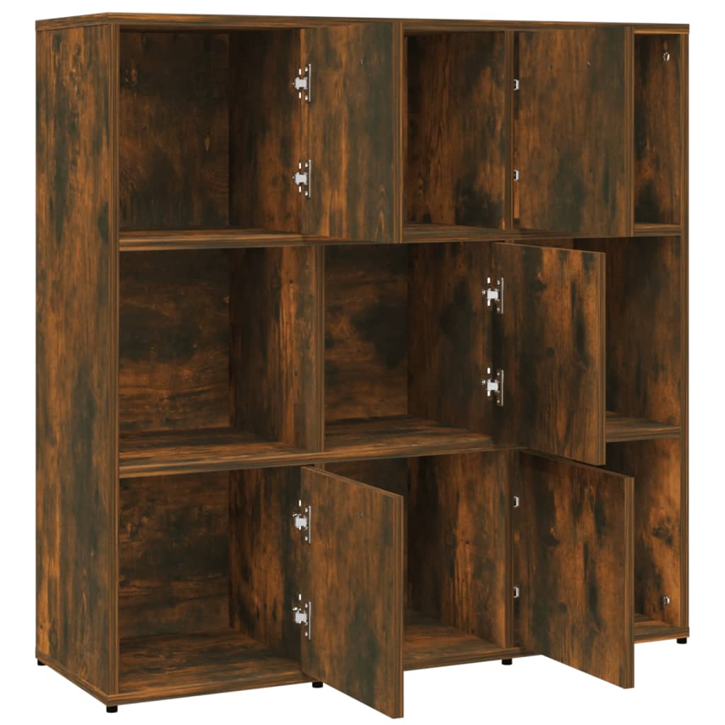 Boekenkast 90x30x90 cm bewerkt hout