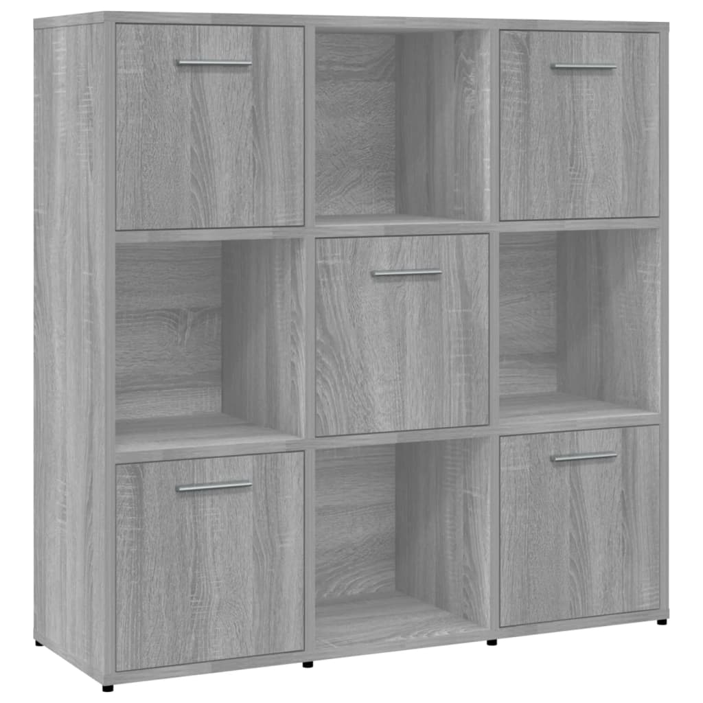 Boekenkast 90x30x90 cm bewerkt hout