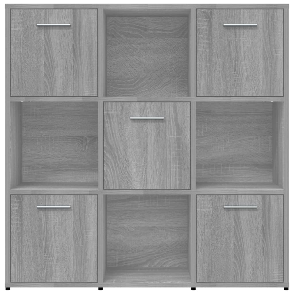 Boekenkast 90x30x90 cm bewerkt hout