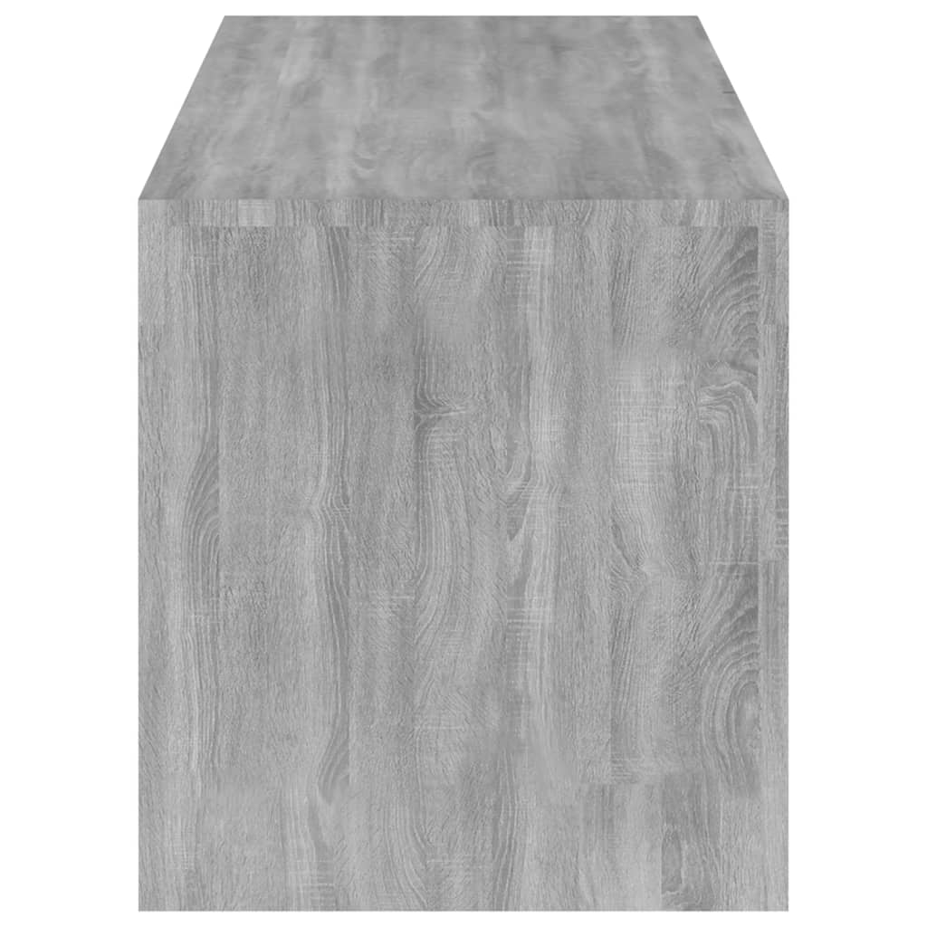 Tv-meubel met LED 120x36,5x40 cm bewerkt hout oud hout