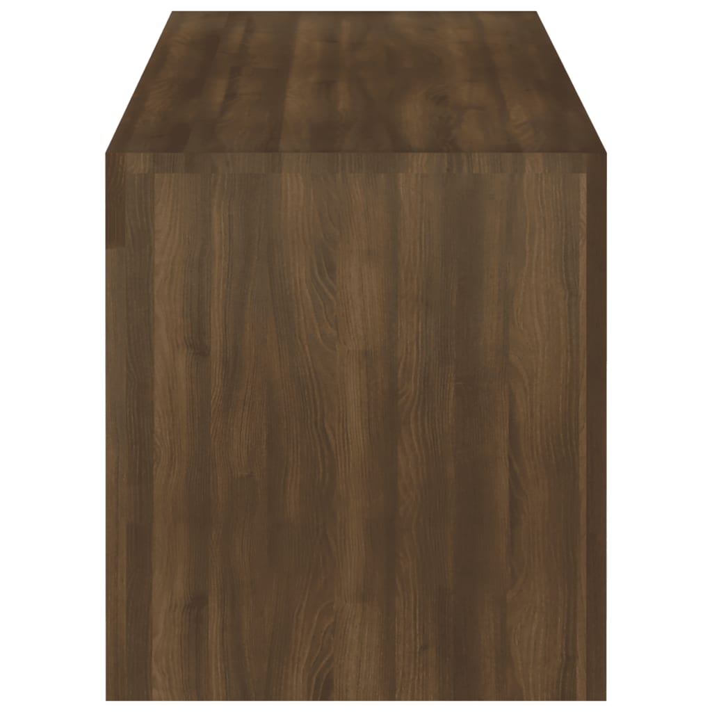 Tv-meubel met LED 120x36,5x40 cm bewerkt hout oud hout