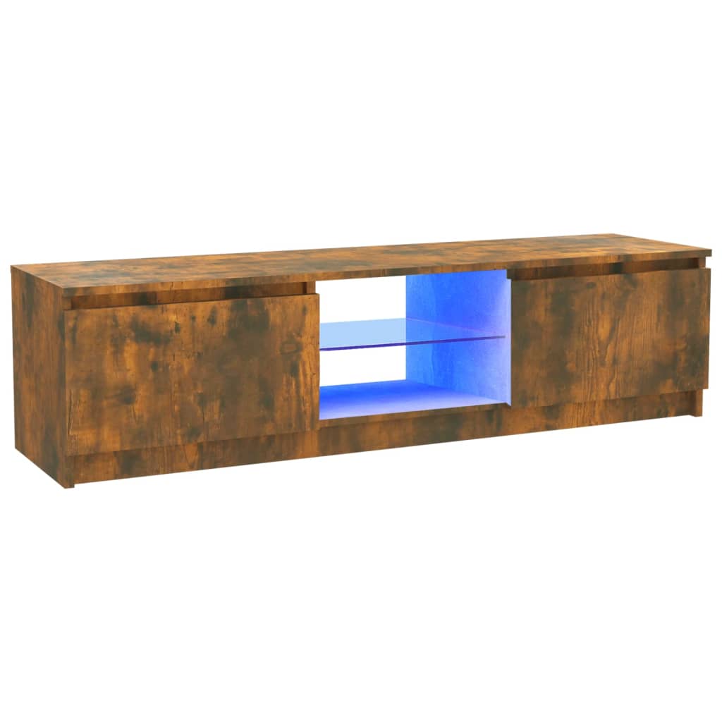 Tv-meubel met LED-verlichting 120x30x35,5 cm